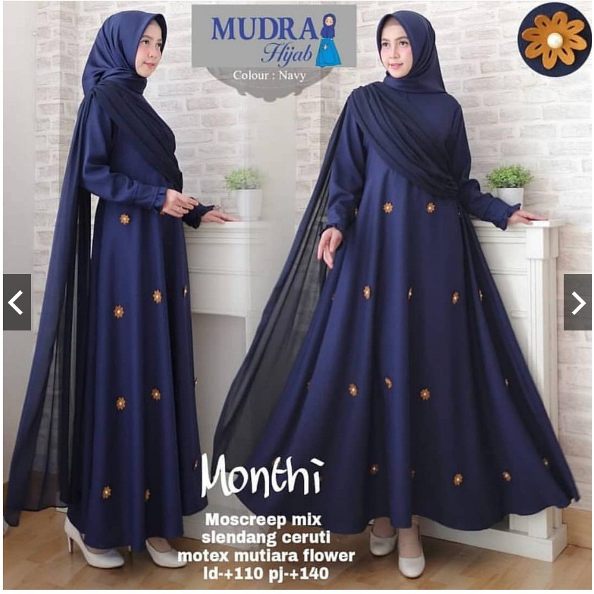 Baju  Syar'i cantik | Monthi maxi dress