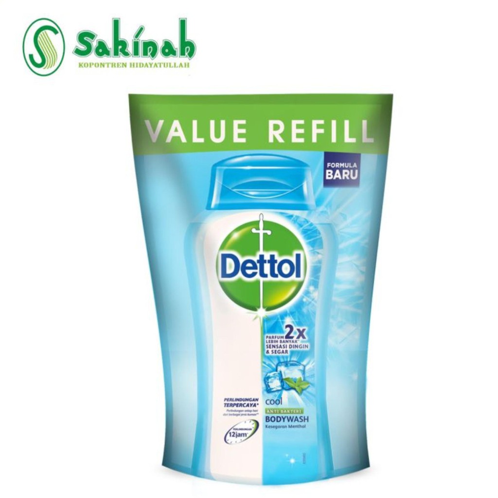 DETTOL BODY WASH COOL 410ML SABUN MANDI CAIR