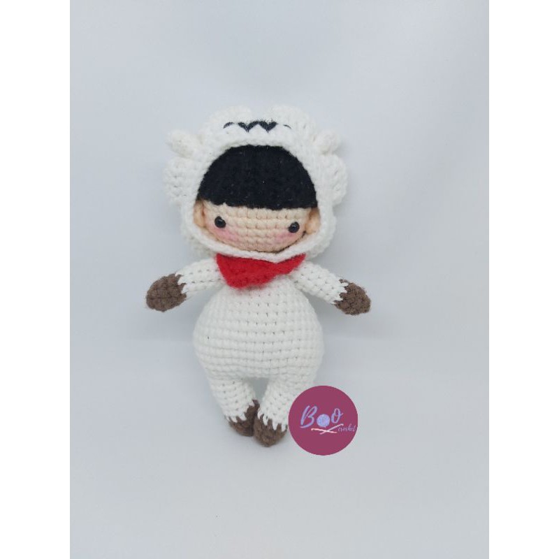 BTS BT21 RJ/JIN/KIM SEOKJIN - Boneka Rajut/Amigurumi doll/Boneka Amigurumi/Boneka Rajut Lucu