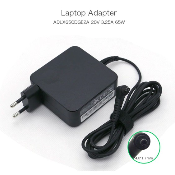 Adaptor Charger Laptop Original Lenovo ideapad 20V 3.25A (4.0*1.7)