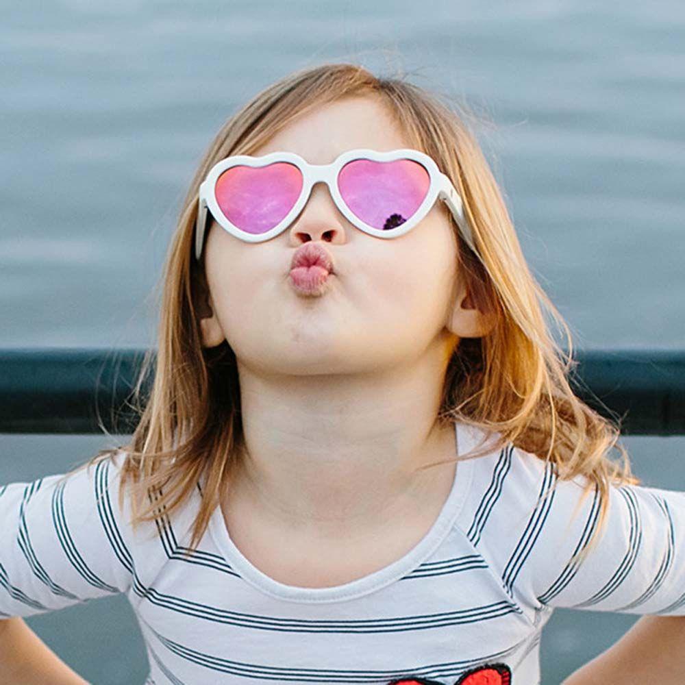 Mxbeauty Heart Kids Sunglasses Street Shot Lovely Sun Glasses Pelindung Mata Anak Laki-Laki Peach Heart Children Sunglasses