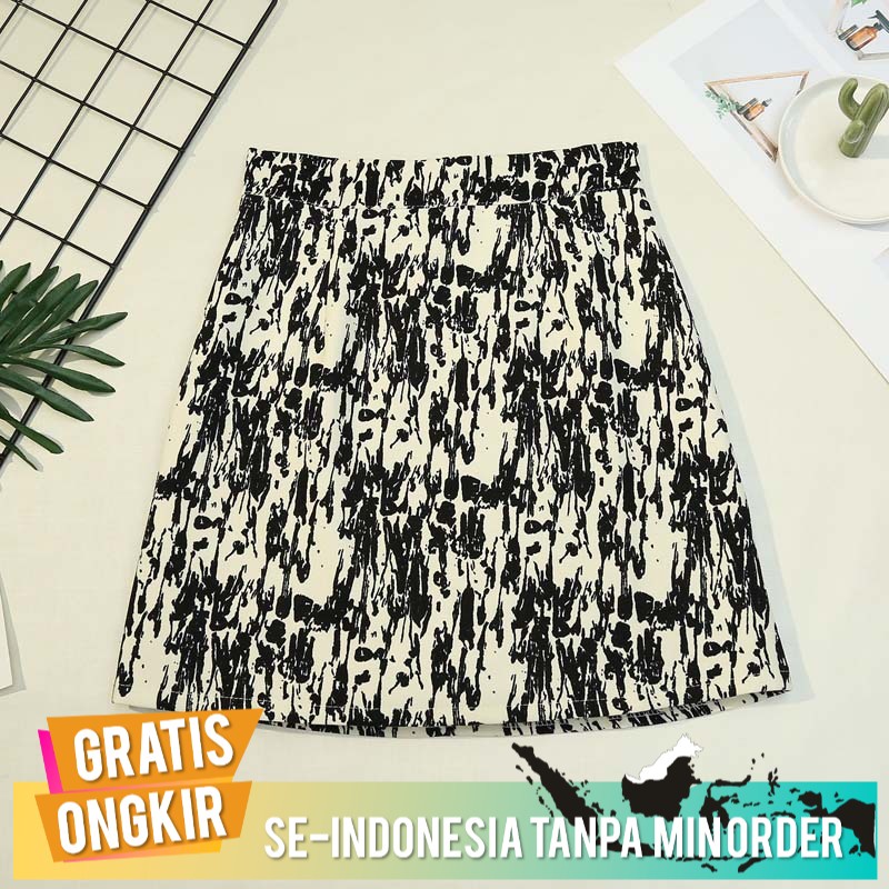 Rok Import Rok Pendek / Rok Mini Sexy Mos Leopard Cetak Rok Pendek  Wanita 2021