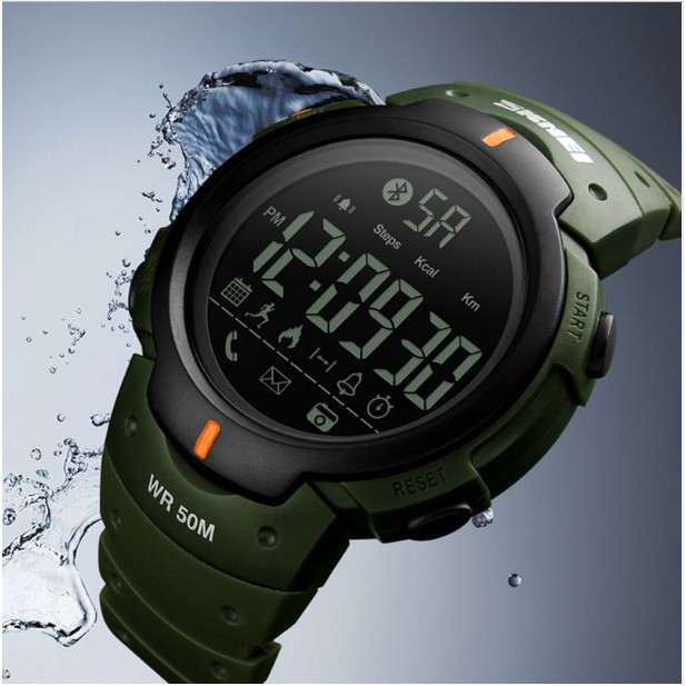 Foto SKMEI 1301 Jam Tangan Pria Smartwatch Digital Bluetooth Anti Air WATCHKITE WKOS