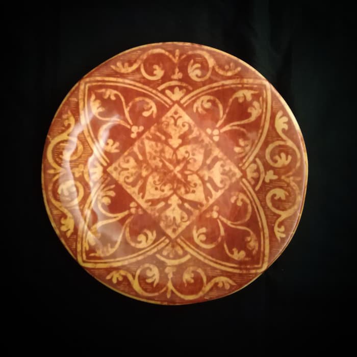 PIRING MAKAN /HIAS KERAMIK SANGO MOTIF MARRAKESH