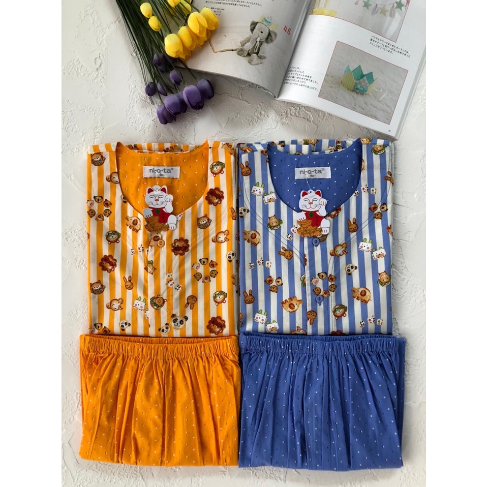 Baju Tidur Anak / Piyama Niqta Animal Parade / Baju Tidur Anak Cowok / Piyama Anak Cewek / Sleepwear