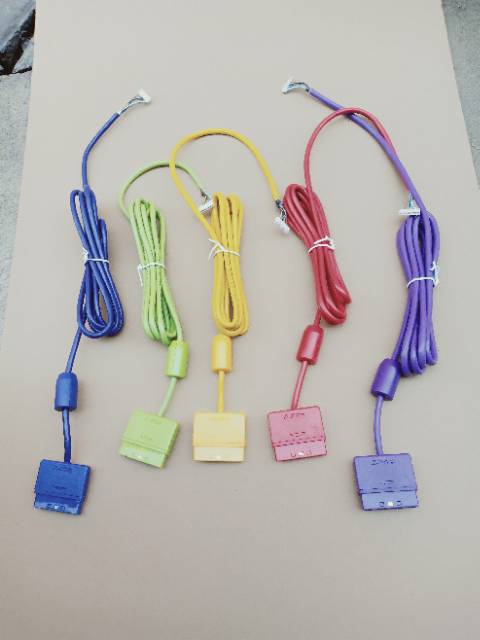 KABEL STIK PS2 SERAT WARNA dan HITAM