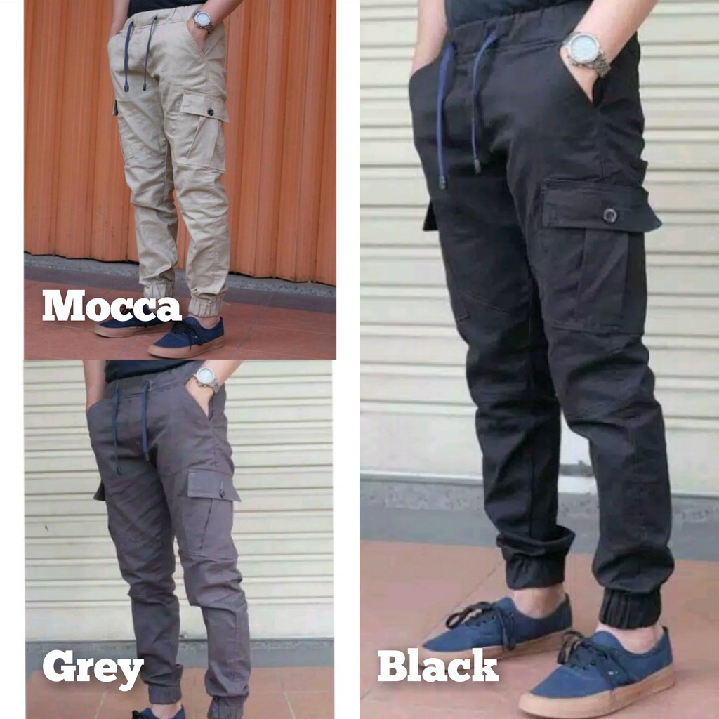 CELANA CARGO JOGGER PANJANG LUSINAN/12 PCS BAHAN PREMIUM