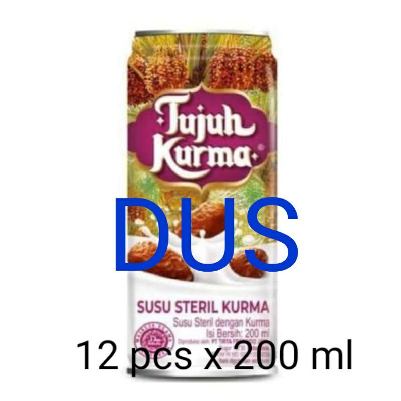 

Susu steril tujuh kurma 200ml perdus isi 12pcs