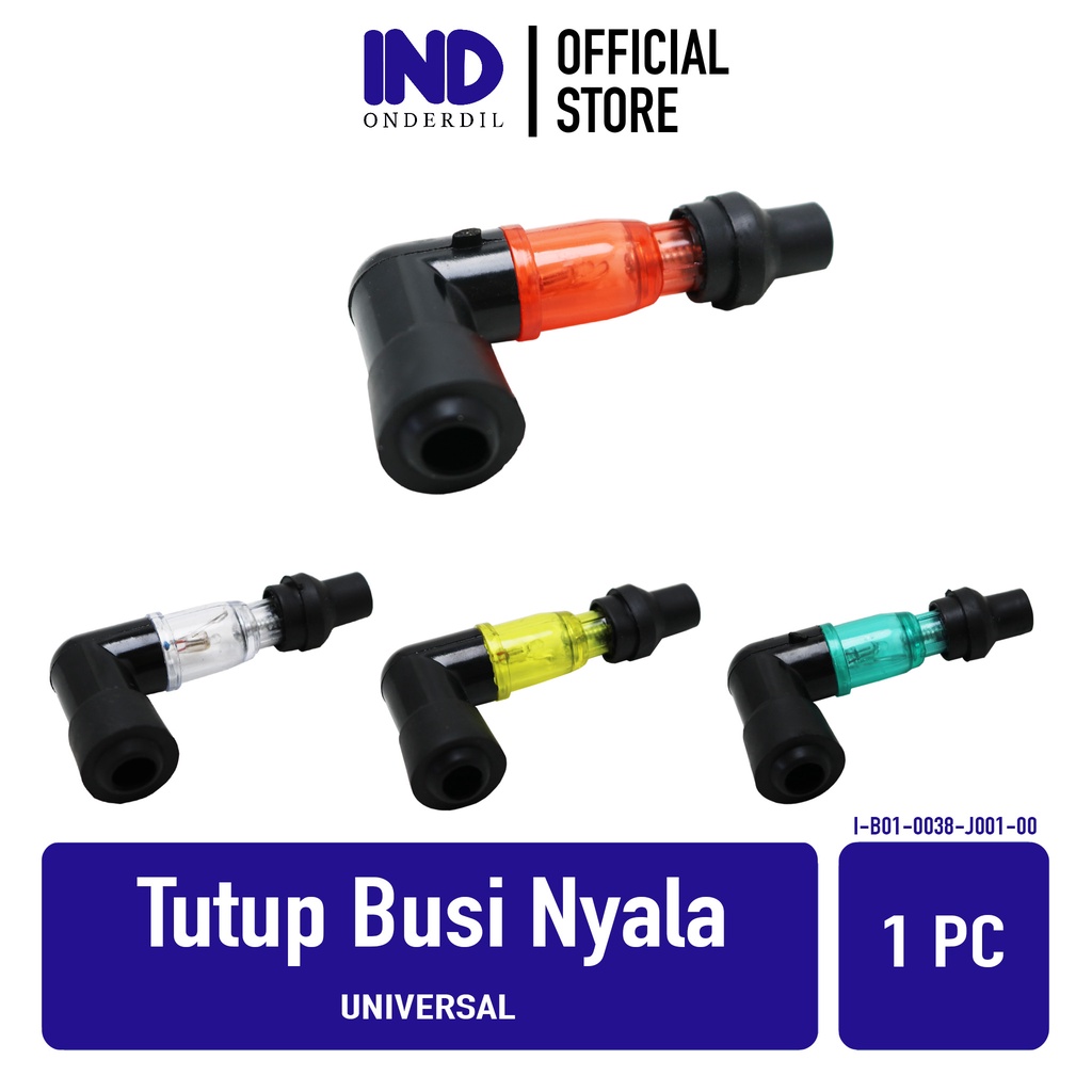 Jual Ind Onderdil Tutup Cop Cangklong Kepala Busi Variasi Dop Nyala Led Universal Semau Jenis