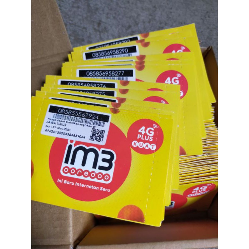 kartu perdana m3 indosat murah. SEGEL. belum regis. Sp indosat 0K Minimal order 10 pcs