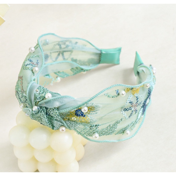 Bando Korea Motif Batik / Bandana Wanita Korea / Headband Ryoto