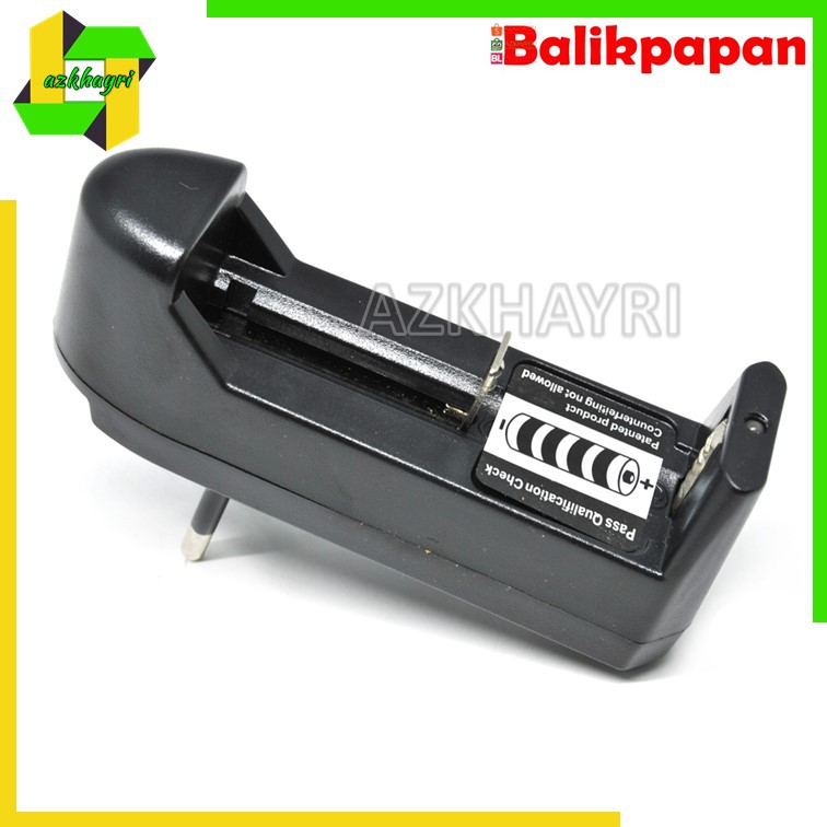 Adapter Charger Baterai 1 Slot Universal 18650 14500 16340 3.7v