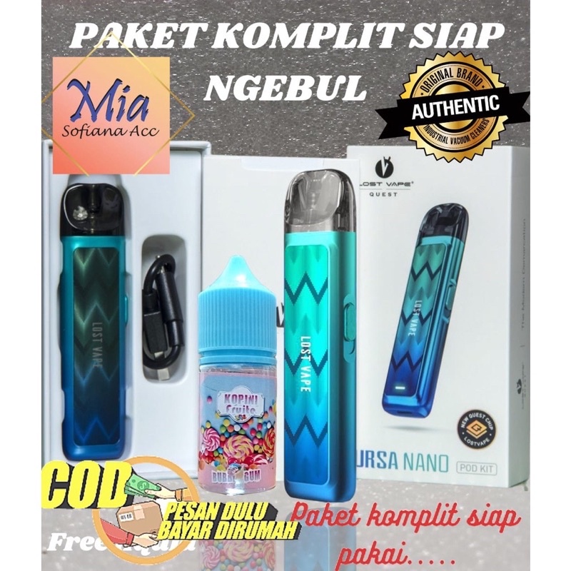 VAPEE VAPOOR URSA NANOO POD ORIGINAL 100% SIAP PAKAI