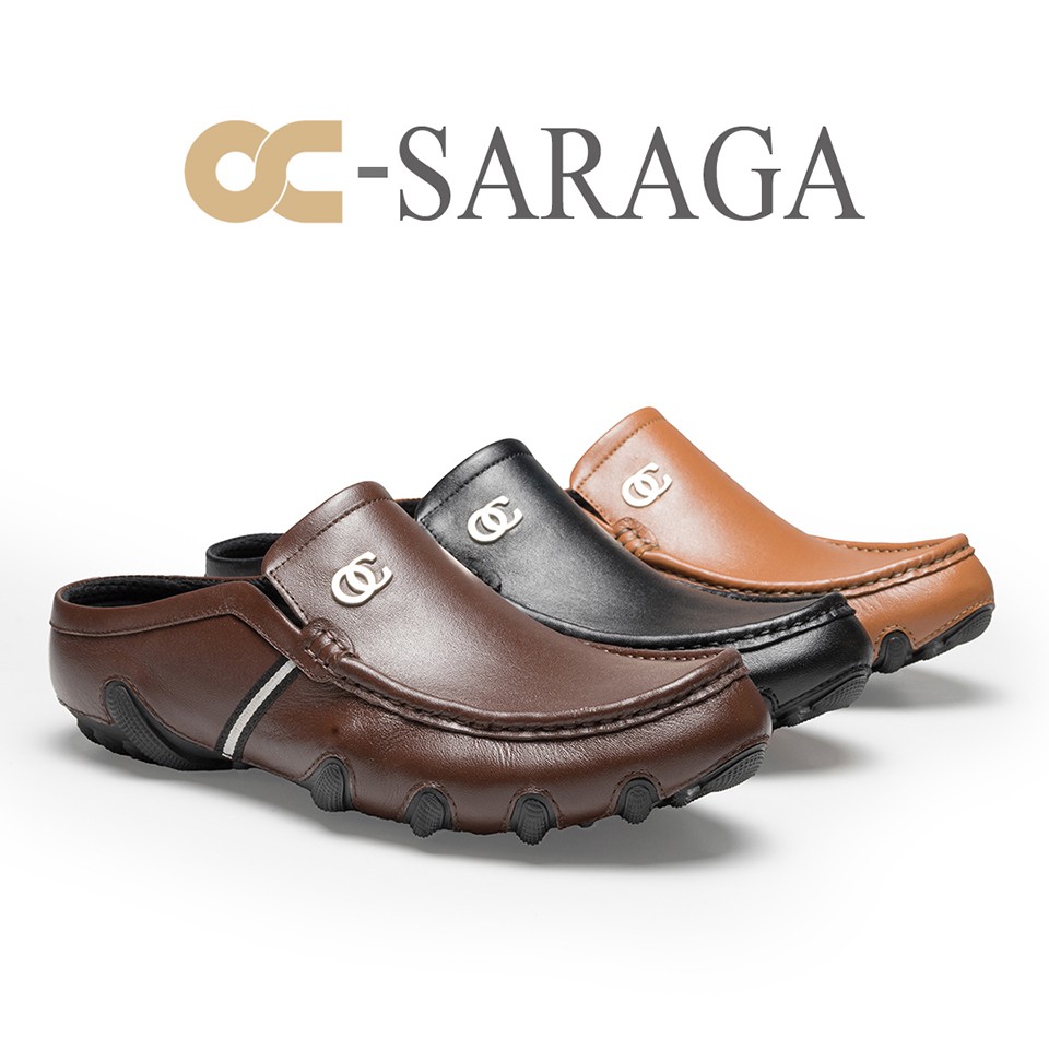 SEPATU SANDAL TUTONG KULIT OC-SARAGA