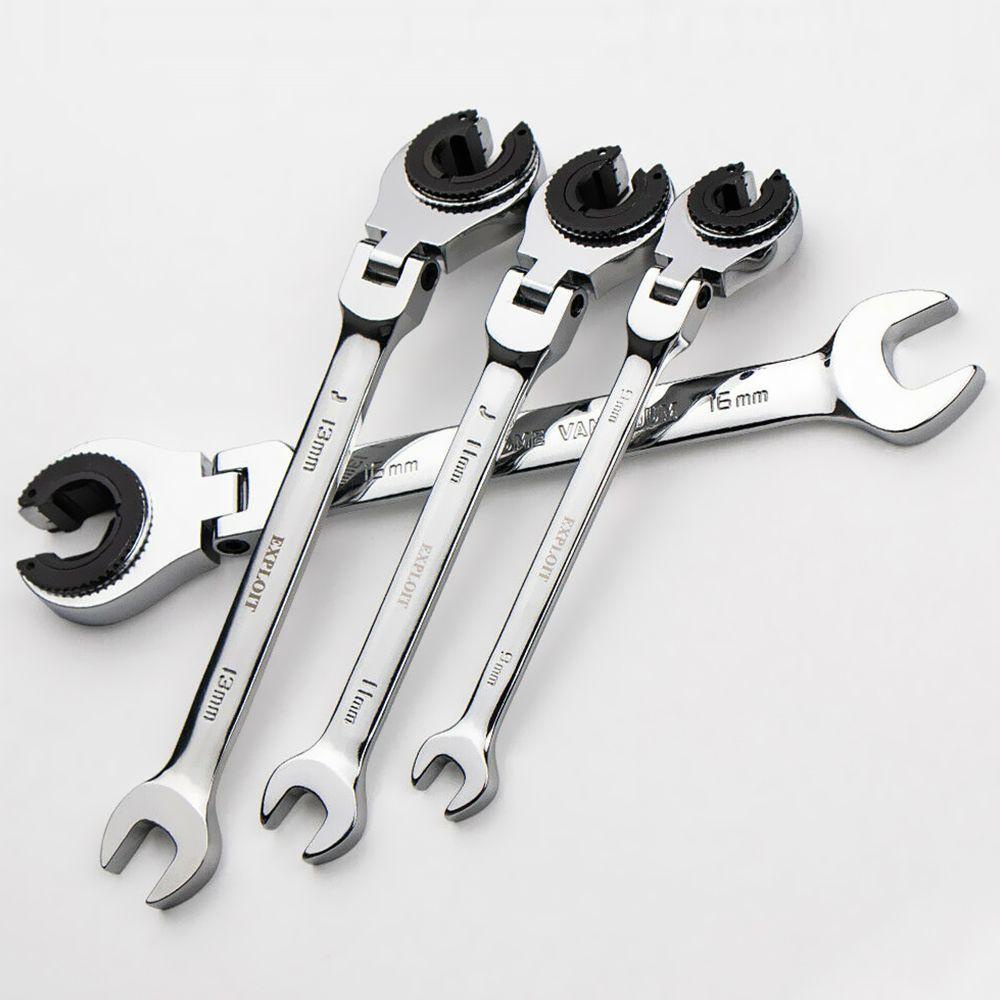 Solighter Adjustable Spanner Multifungsi Hand Tools Nut Key Bathroom Kunci Pipa Bukaan Besar