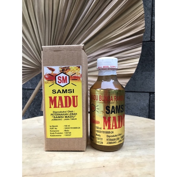 

madu asli bunga randu samsi 150ml