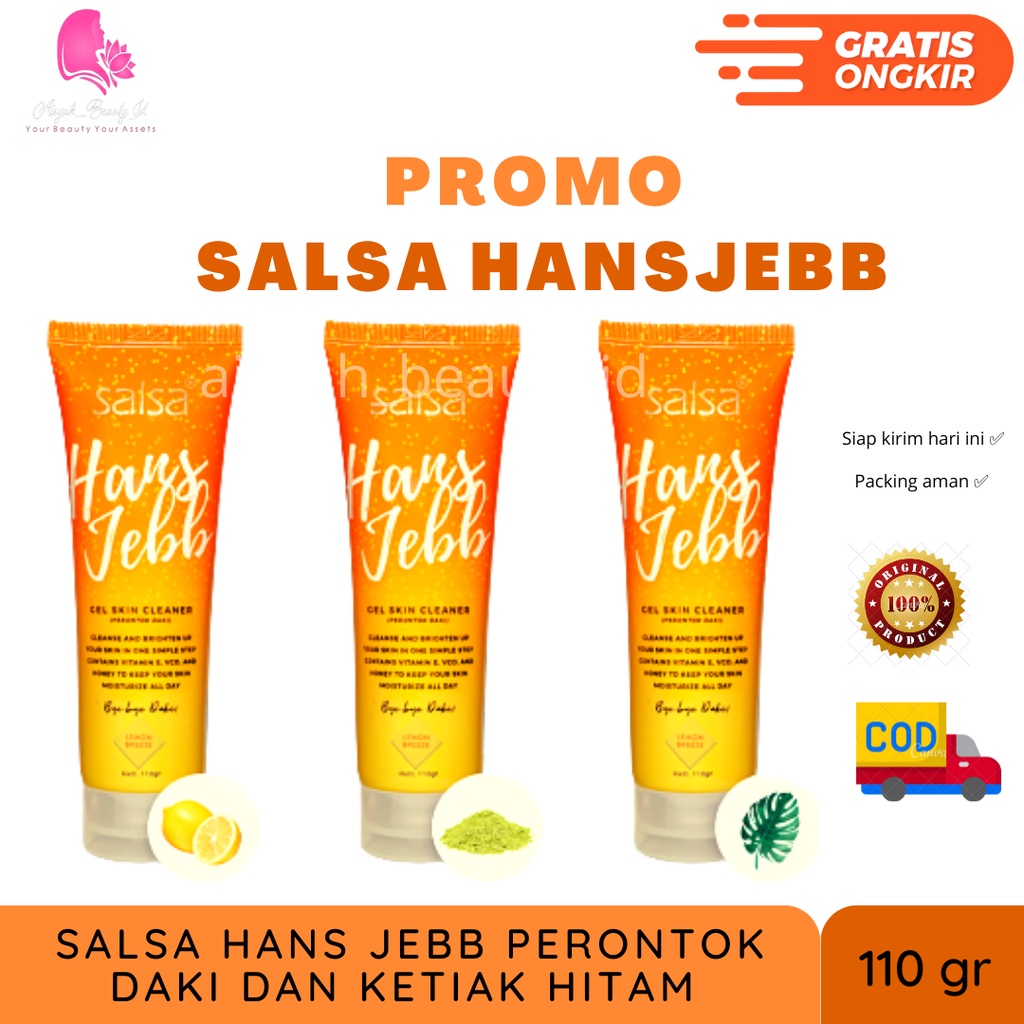 SALSA HANS JEBB PEELING GEL | SALSA HANS JEBB GEL SKIN CLEANER SERIES ISI 110 GRAM