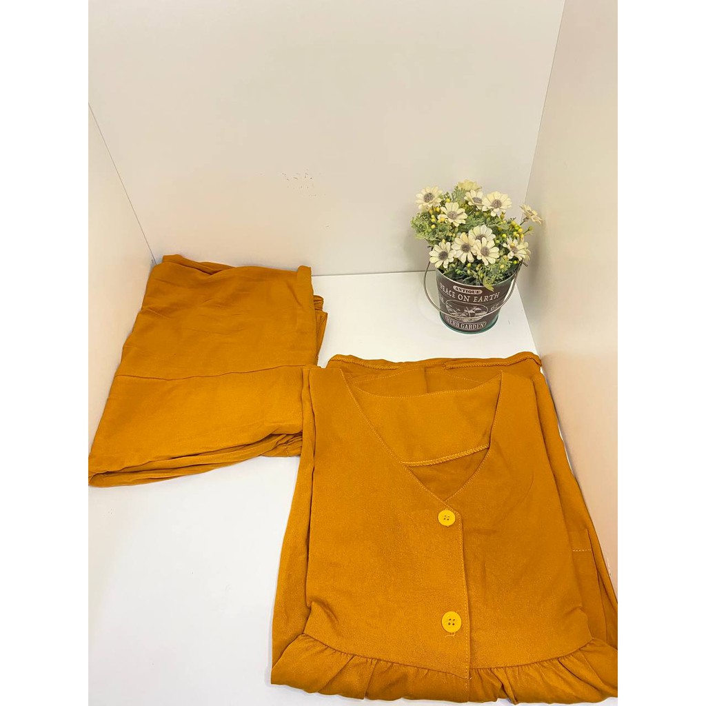 Baju tidur / pajamas / piyama / homewear / sleepwear / busui bumil friendly / setelan wanita / seksi-4