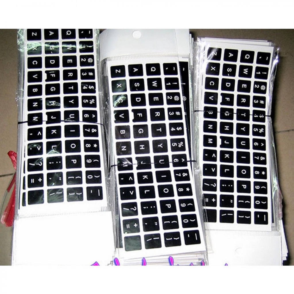 TG-BA English Layout Sticker for Keyboard / Stiker Keyboard