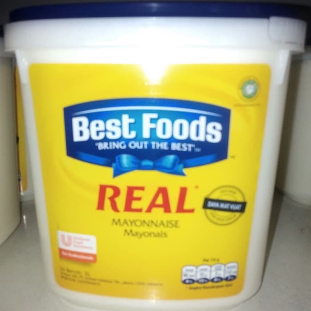 

Real mayonnaise Mayo 3 Ltr - Mayones Best Foods atau hellmann's