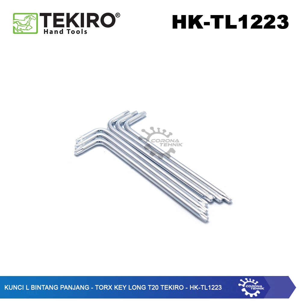 Tekiro - HK-TL1223 - Kunci L Bintang Panjang - Torx Key Long T20