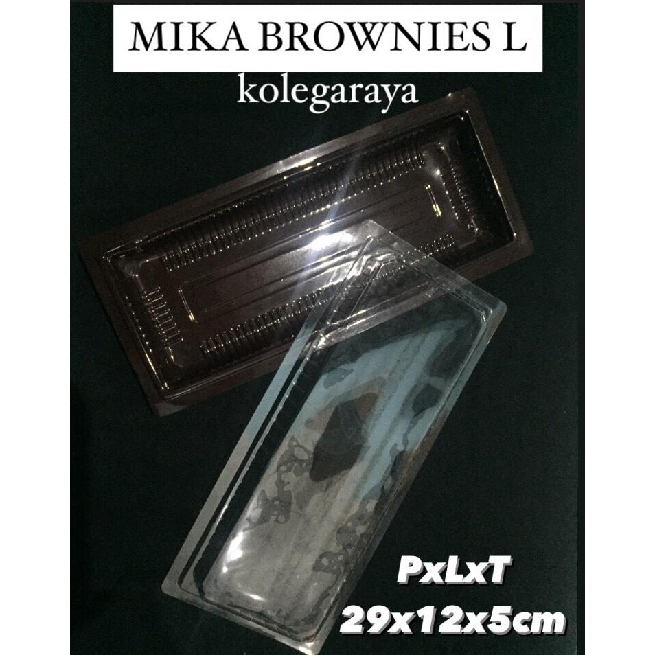 Mika Brownies Ukuran L Isi 25PCS Warna Coklat