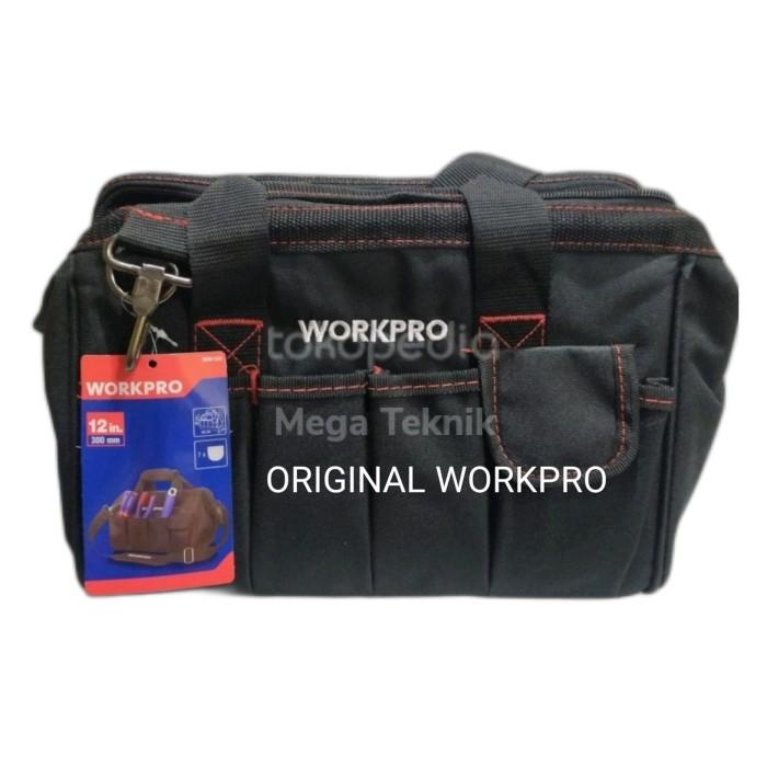 Tool Kit Tas Perkakas Tas Alat Tool Bag Workpro 12"