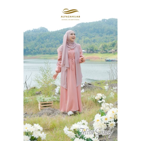 Gamis Jelita by Alfaza Hijab versi Pasmina