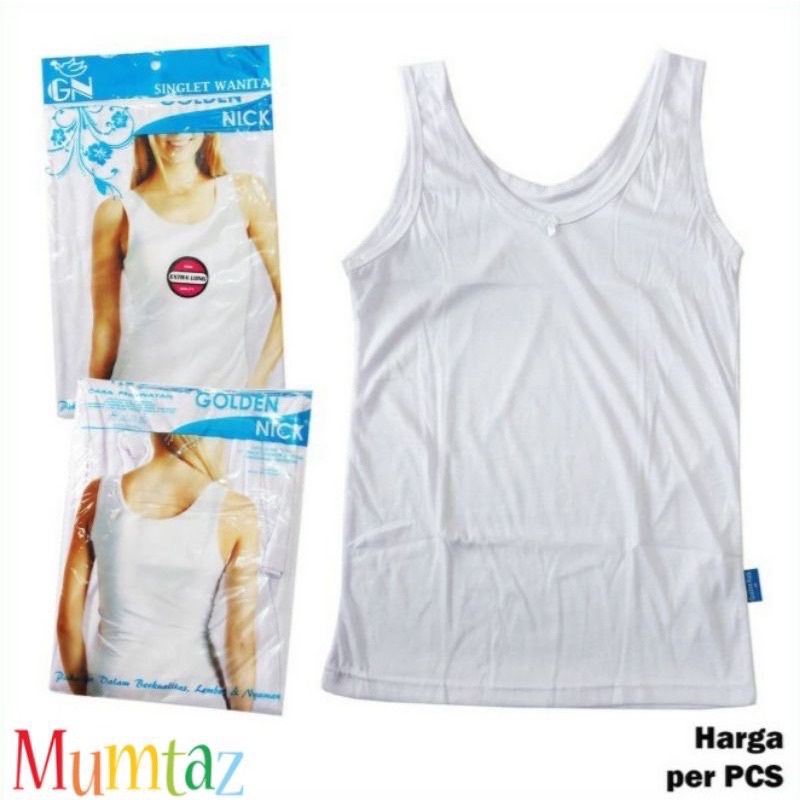 Singlet Golden Nick AT48 | Kaos Dalam/Singlst Wanita Termurah (1Pcs) Size M,L,XL,XXL BAHAN KATUN