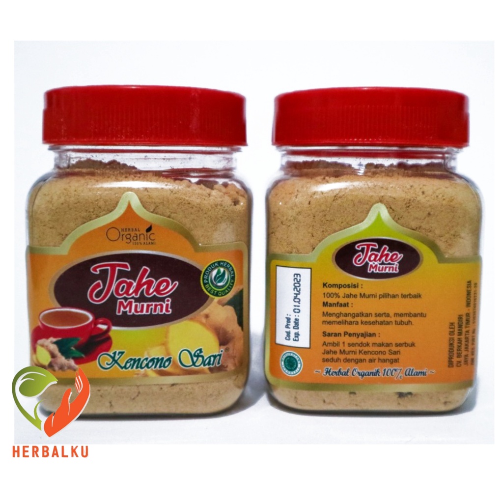 

Jahe Murni Kencono Sari Herbal Organic Netto: 100gr