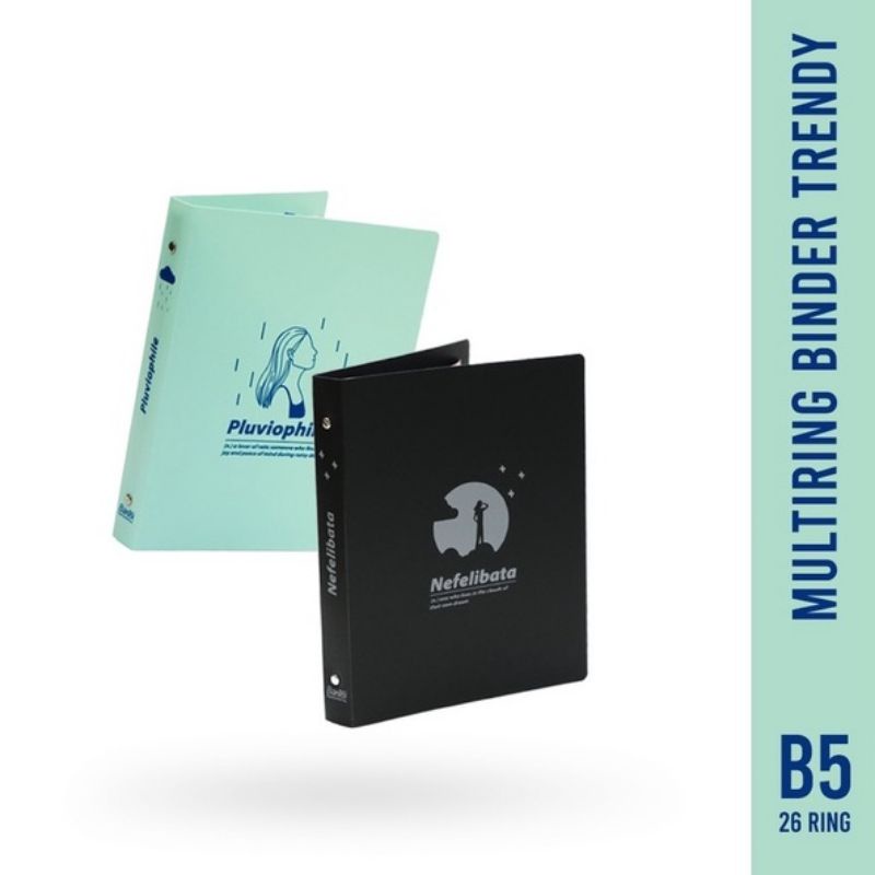 

Multiring Binder Bantex B5 26 Ring Motif Aesthetic