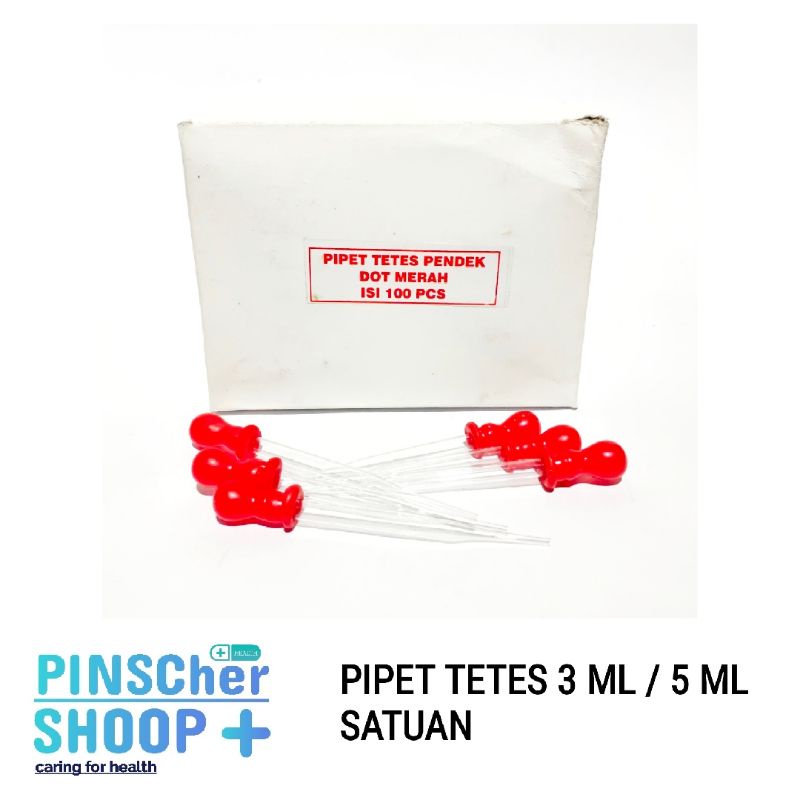 Pipet Kaca Pipet Tetes Transfer / Pcs