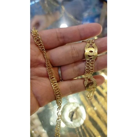 gelang emas asli kadar 375