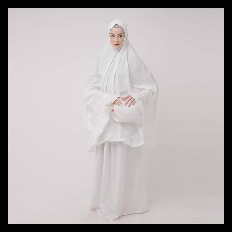 ZOYA MUKENA CANTIK - MUKENA AHANA WHITE
