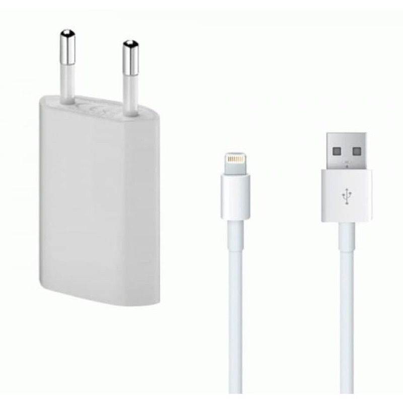 Charger Ios ligthing X Colokan Gepeng