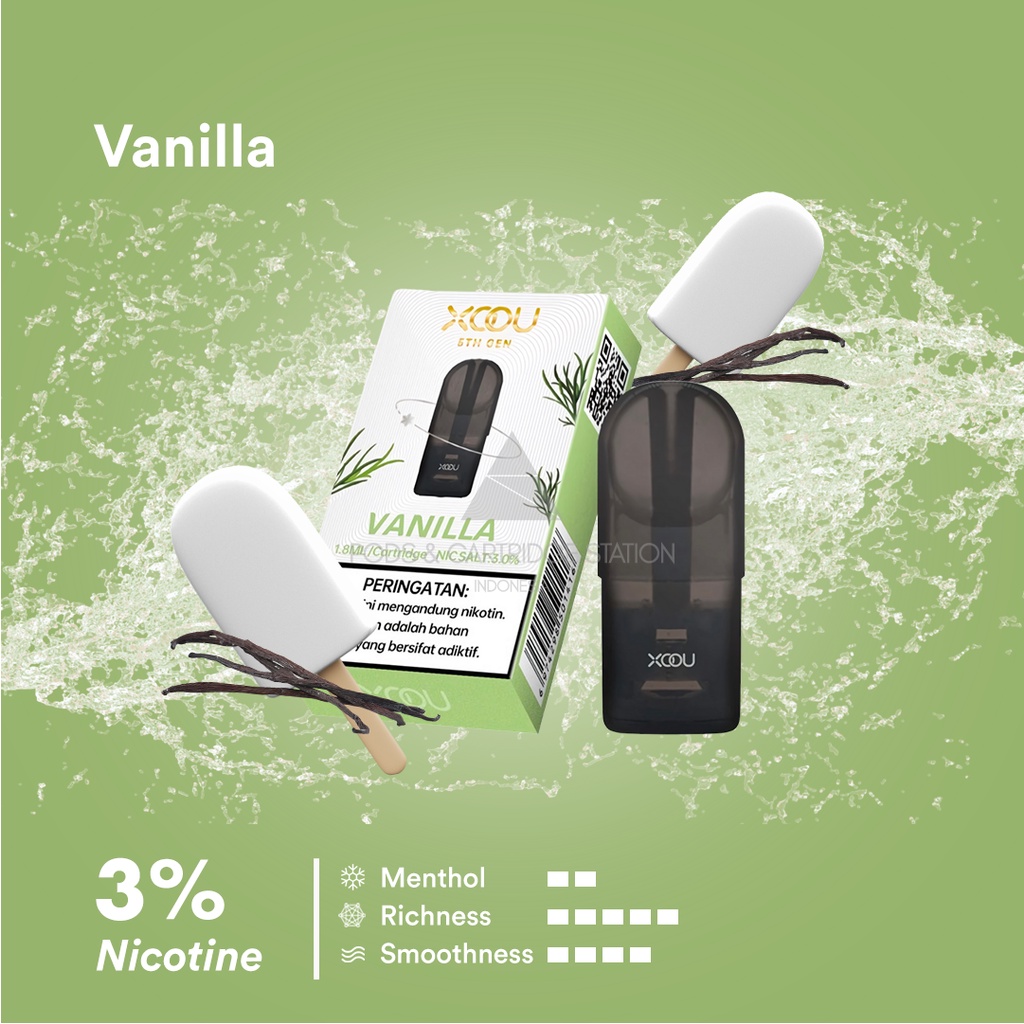 [PNCSID XOOU Mint Flavour Pods / Cartridge - Vanilla