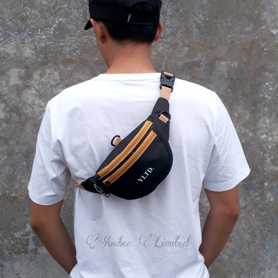 rancis Jaya - Tas Pinggang Mini YLTD Pria | Tas Selempang Mini Pria Unisex