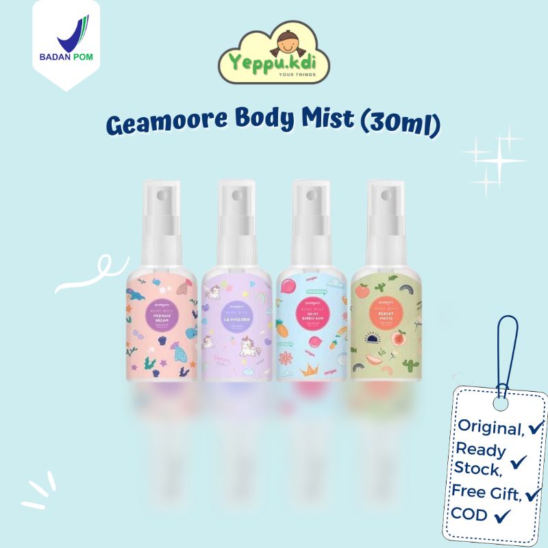 Geamoore Body Mist 30ml - Body Mist Geamoore | Body Mist Cewek | Body Mist Kendari