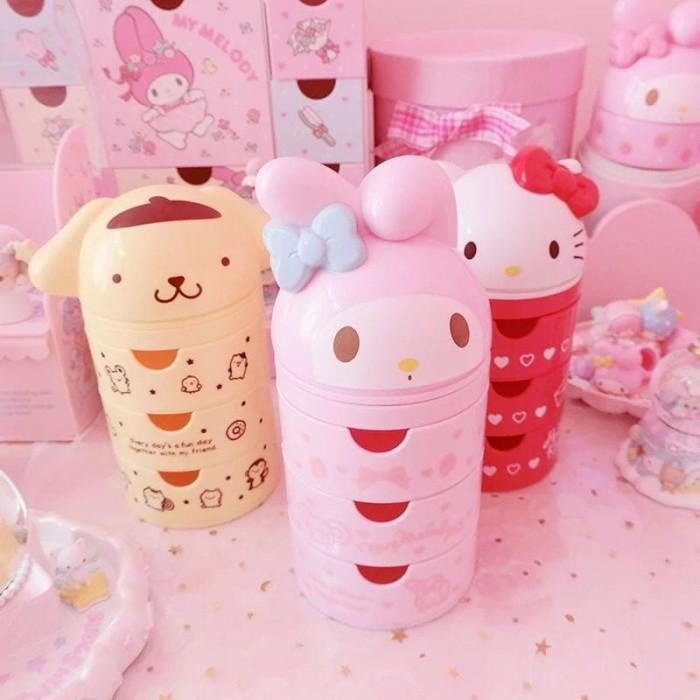 Sanrio My Melody Mini Jewelry Drawer - Laci Perhiasan Kecil Lucu Imut