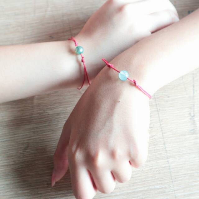 STONE BR MERAH (gelang etnik/ gelang unisex/ gelang couple)