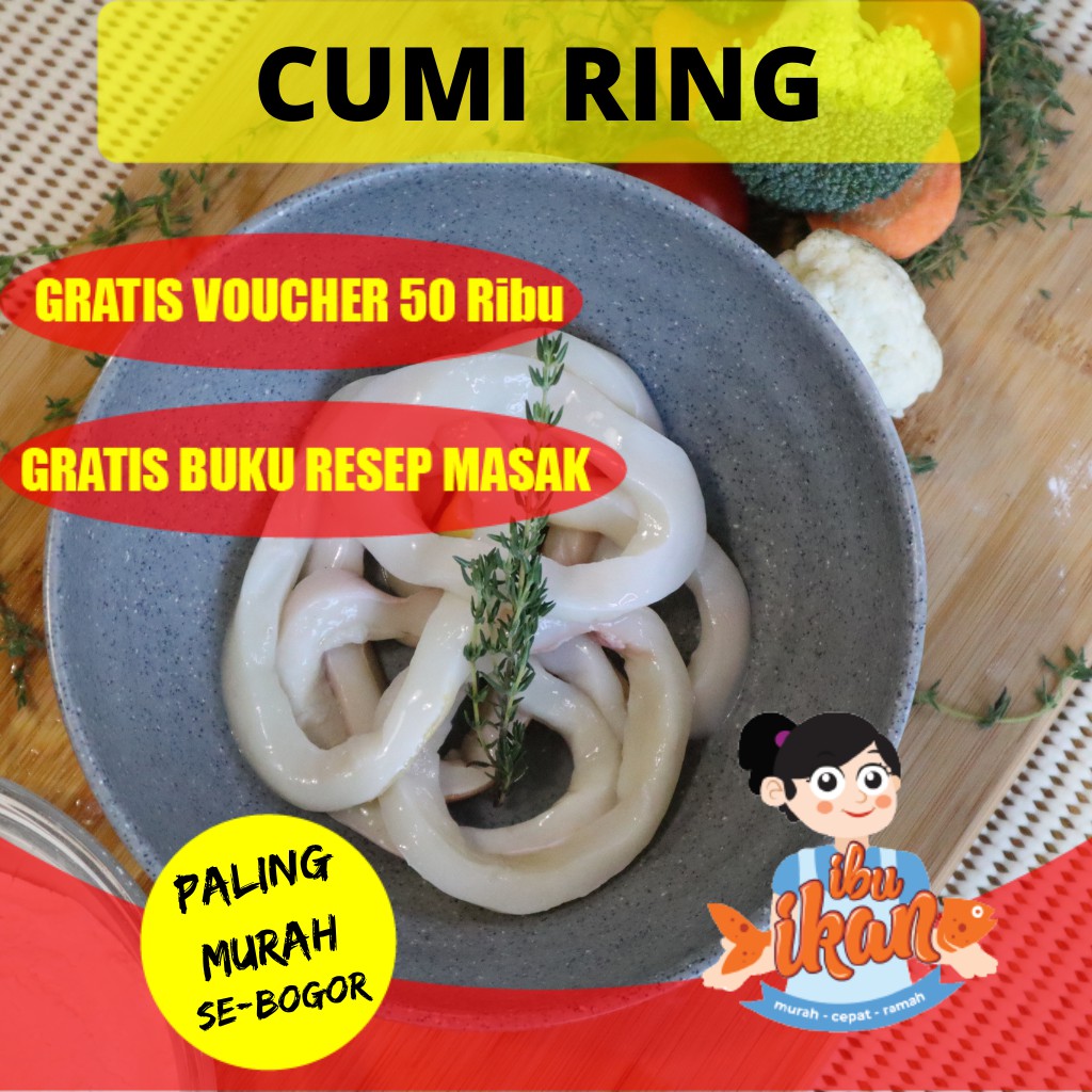 

CUMI RING 500 GRAM SEGAR BASAH BENTUK RING KONDISI FROZEN BEKU UNTUK CALAMARI