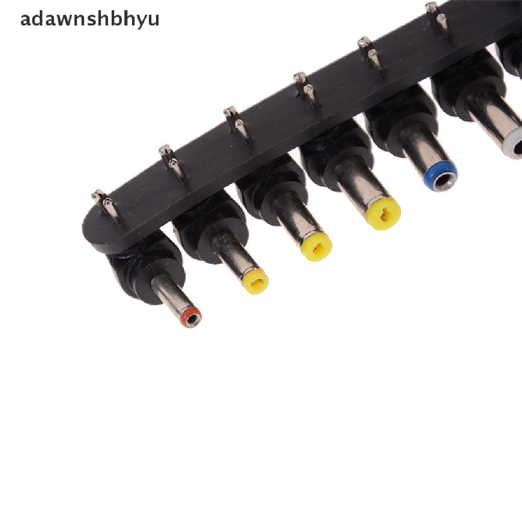 Adawnshbhyu 8pcs/Set Untuk PC Notebook Laptop Universal Power Adapter Plug Charger Konektor