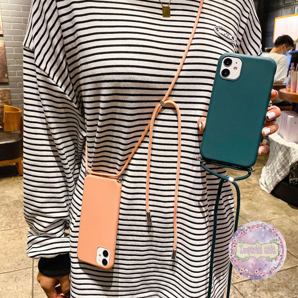 Softcase Slingcase Tali Lanyard Candy Samsung J6 J6+ J7 J7+ 2016 Duo Pro Prime IC2604