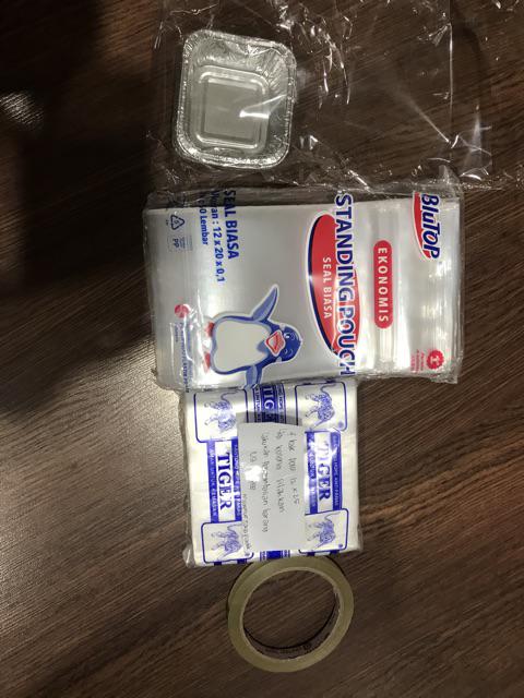 [ Sps 12 X 20 ] Kemasan Standing Pouch Ukuran 12 X20