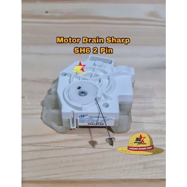 Motor Drain Mesin Cuci Sharp SH6 CMOT A283QBKZ NTCZ001FC1 Drain Motor