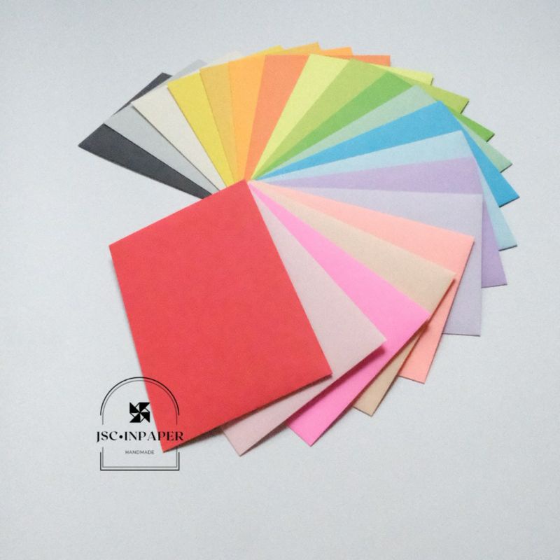 

Amplop Polos Warna. Amplop kartu polos. Blank envelope.