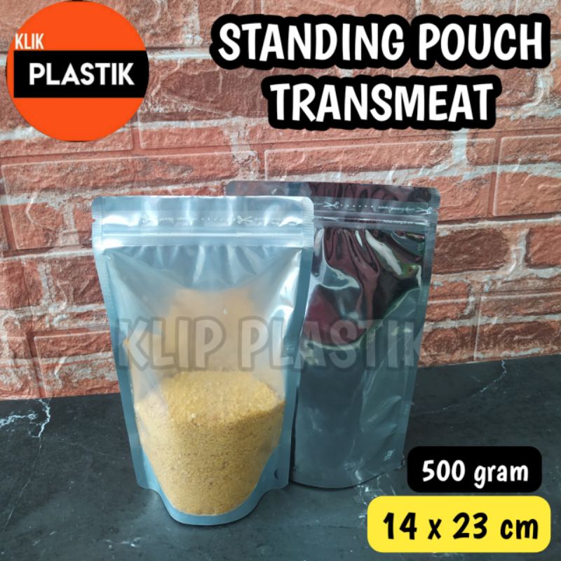 Standing Pouch silver kombinasi 500 gram KPACK