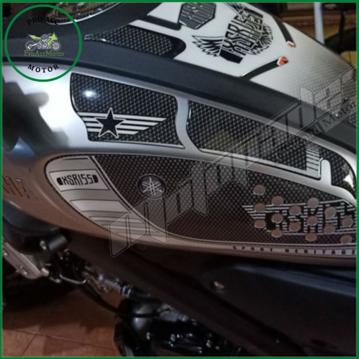 Sticker Stiker Resin Timbul Tankpad Tank Protector Yamaha Xsr 155