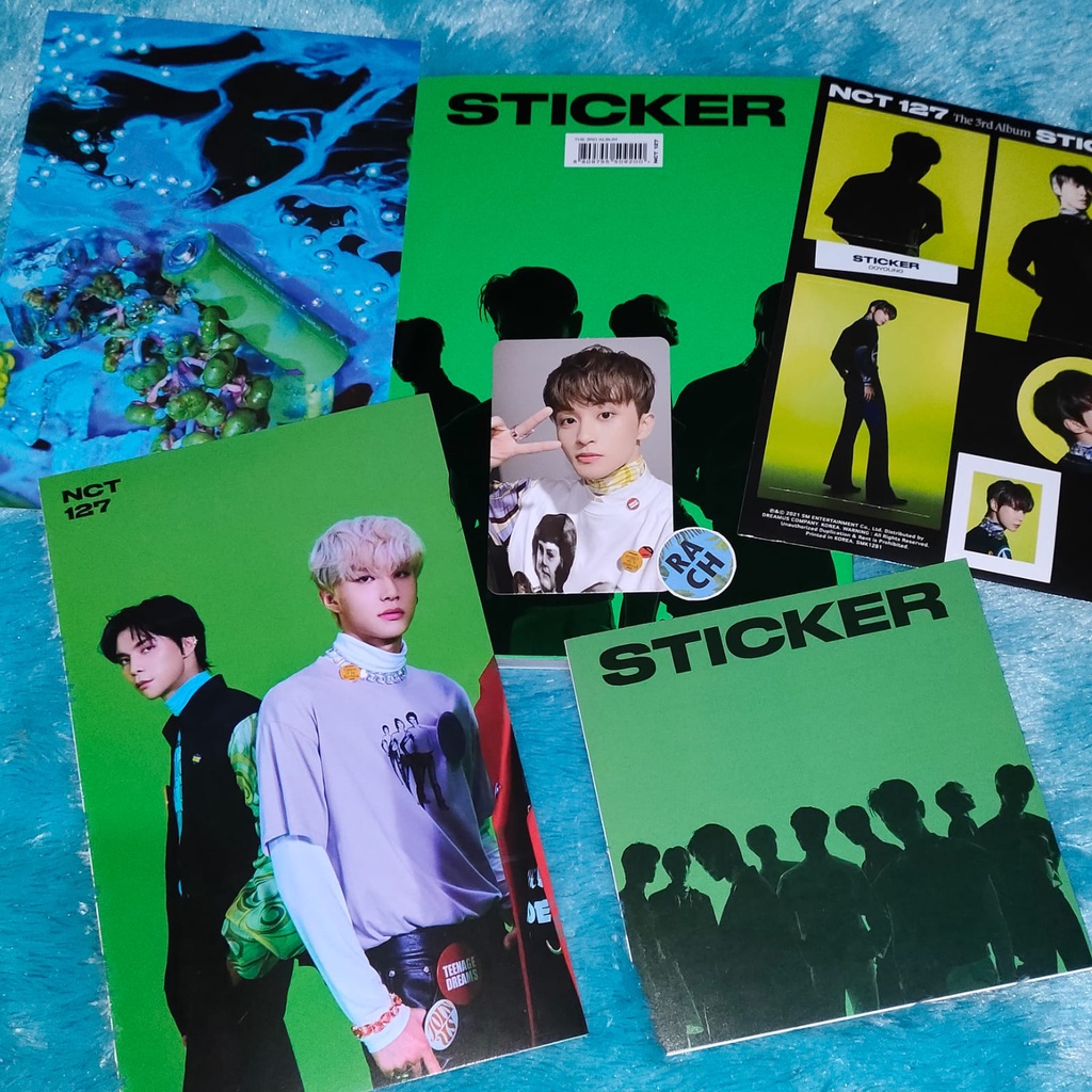 Album Sticker NCT 127 Unsealed Mark Doyoung Sticky ver