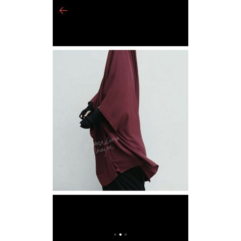 preloved FK Tasneem by Elmadina warna maron Rp.100.000